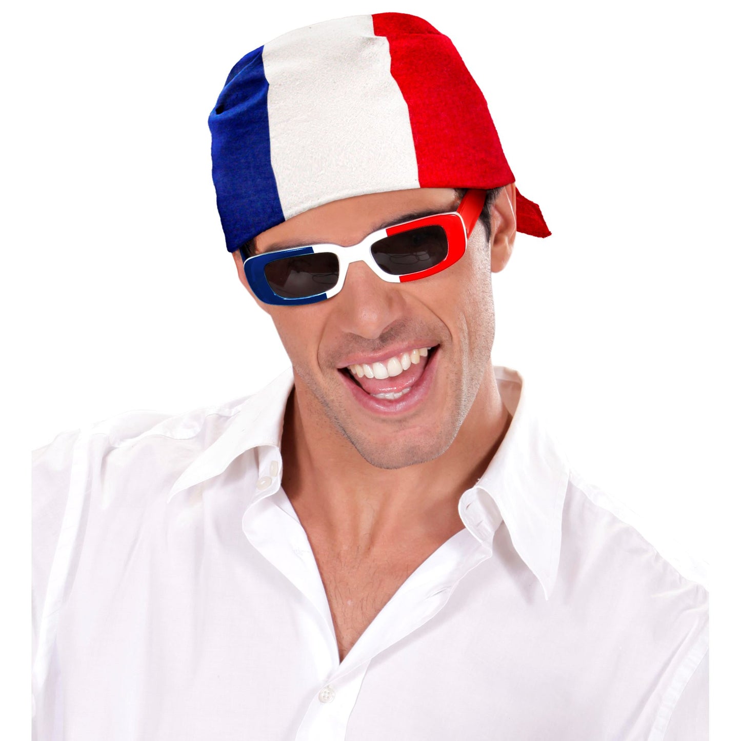 "FRANKREICH BANDANA" 55x55 cm - 100% Baumwolle – Ansicht 5