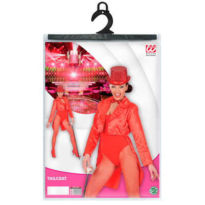 "FRAUEN FRACK AUS ROTEM SATIN" – Ansicht 3