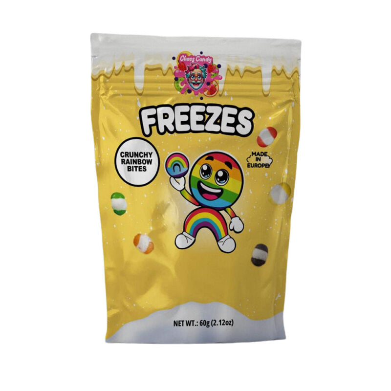 Hitschies Chaos Candy Freezes Crunchy Rainbow Bites 60g