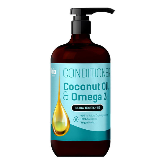 Bio Naturell Bio Naturell, Bio Naturell, Coconut Oil & Omega 3, Haarshampoo, Nährend, Hydrierend, 946 ml Regular
