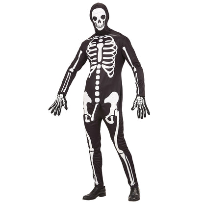 "FRIVOLES SKELETT" (Overall, Handschuhe, Maske) – Vorderansicht