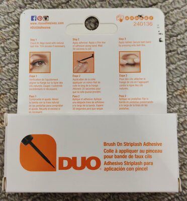 ARDELL Ardell Duo Brush Striplash Adhesive Dark Adhesivo Pestañas En Banda Pincel 5 g Kosmetik