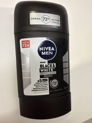 NIVEA NIVEA Men Black & White Invisible Original Deodorant Stick 50 ml Kosmetik