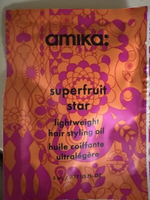 Amika Superfruit Haaröl Aceite De Peinado Ligero 5 ml