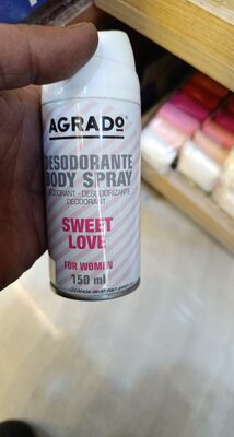 AGRADO AGRADO Desodorante Body Spray Sweet Love Deodorant Körperspray Kosmetik