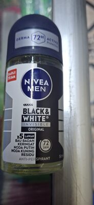 NIVEA MEN Black & White Invisible Deodorant Roll-On 50 ml