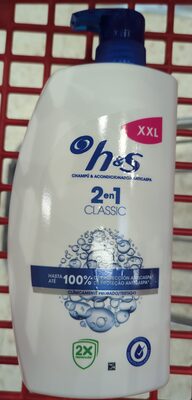 HEAD AND SHOULDERS HEAD AND SHOULDERS H y S Clásico Antischuppen Shampoo und Conditioner 2in1 1000 ml Kosmetik