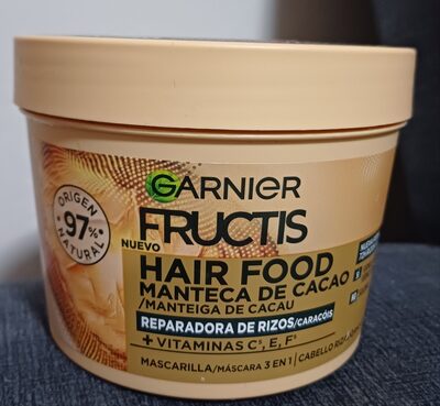 GARNIER GARNIER Fructis Hair Food Manteca De Cacao Maske für genährte Locken Haarpflege