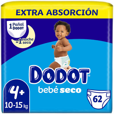 DODOT DODOT Pañal Dodot T4 Extra 62 Stück Windeln Kosmetik