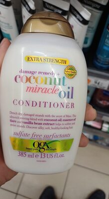 OGX OGX Coconut Miracle Oil Hair Conditioner 385 ml Conditioner mit Kokosöl