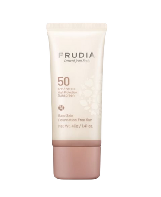 Frudia Frudia, Bare Skin, Aufhellung, Flüssige Grundierung, SPF 50+, 40 ml Regular