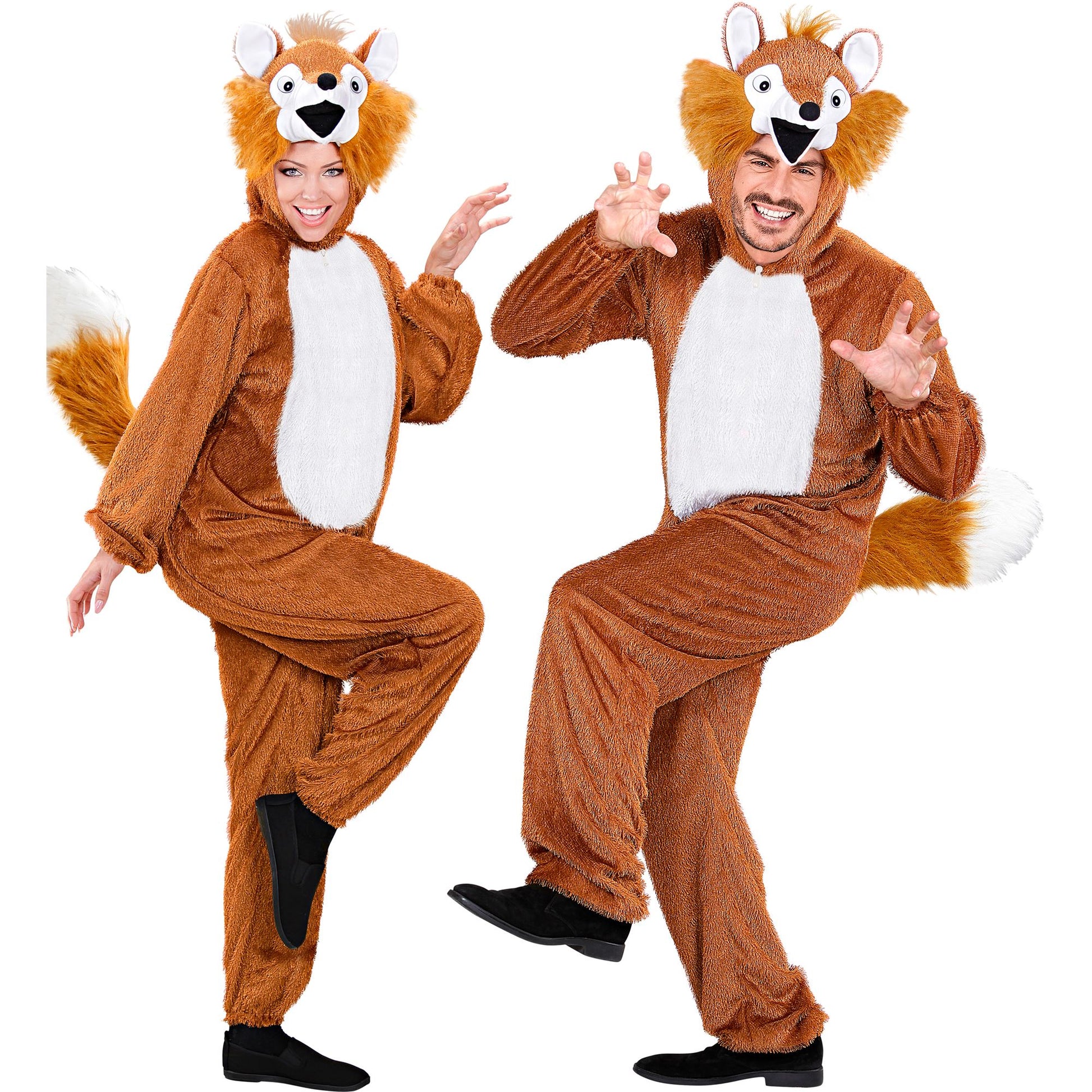 "FUCHS FUNNY" (Overall mit Kapuze) – Vorderansicht