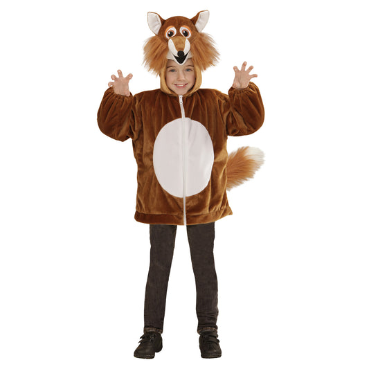 "FUCHS SOFT PLÜSCHKOSTÜM" (Jacke mit Kapuze) – Vorderansicht