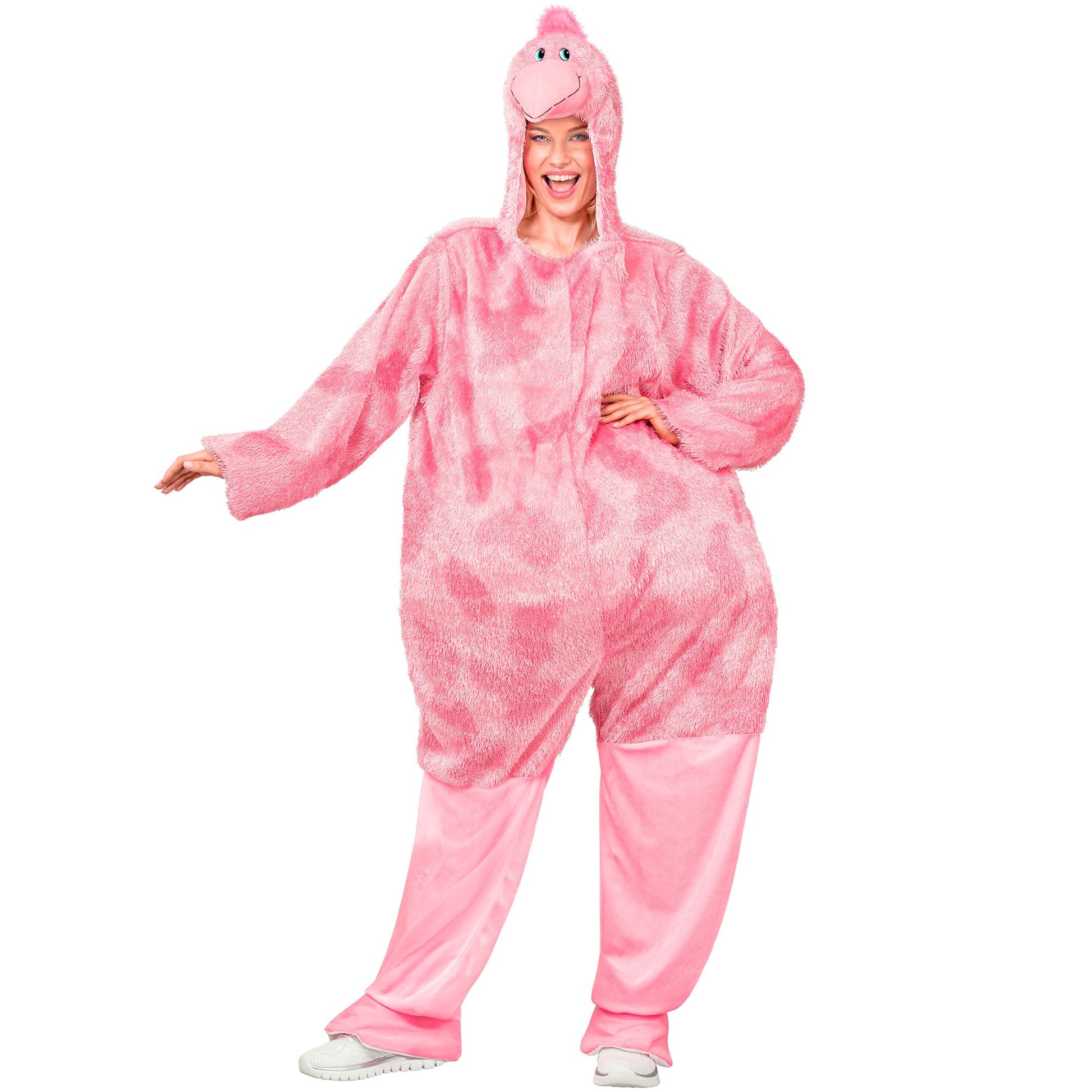 "FUNNY FLAMINGO" (Overall mit Kapuze und Kopf) – Ansicht 3