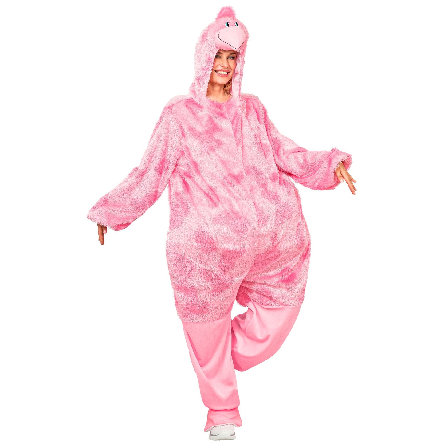 "FUNNY FLAMINGO" (Overall mit Kapuze und Kopf) – Ansicht 4