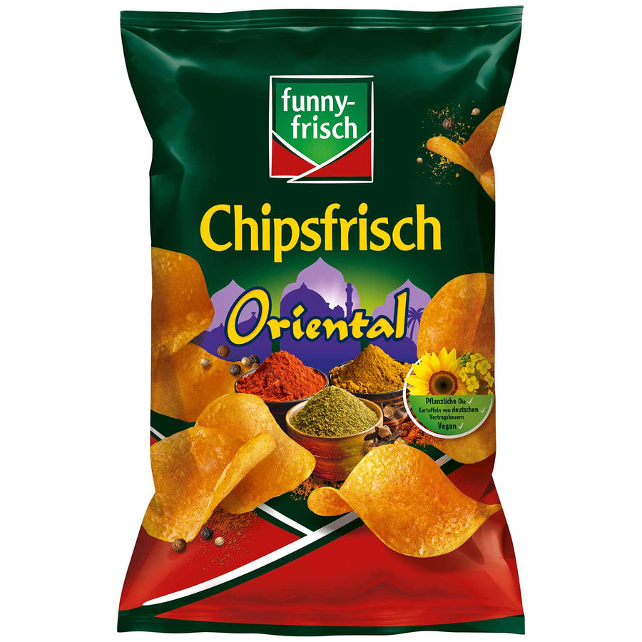 Funny-Frisch Chipsfrisch Oriental 150g Kartoffelchips mit orientalischem Geschmack