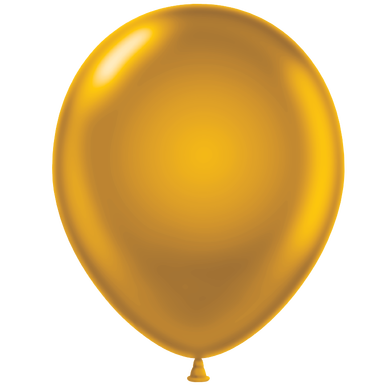 FunnyFashion Latexballons Metallic Gold 26 cm 100er Pack – Produktansicht