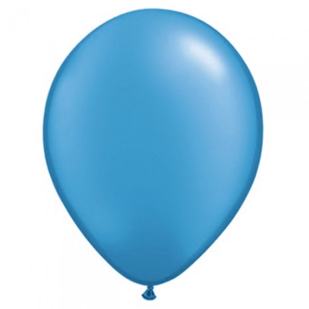 FunnyFashion hellblaue Latex Luftballons 30cm Party-Deko 100 Stück – Produktansicht