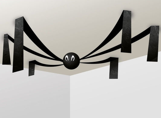 FunnyFashion Aufblasbare Riesenspinne 300x300cm – LED Beleuchtung, Wetterfest - Fasnacht24.ch