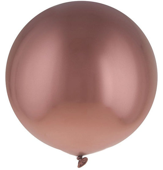 Latexballons Chrome – FunnyFashion 12er Pack Bronze 35cm Biologisch Abbaubar - Fasnacht24.ch