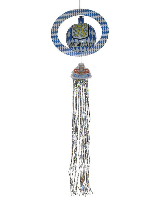 Oktoberfest Hängedekoration – FunnyFashion 90cm Wetterfestes Papier - Fasnacht24.ch