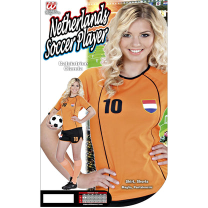 "FUSSBALLSPIELERIN HOLLAND" (T-Shirt, Shorts) – Ansicht 4