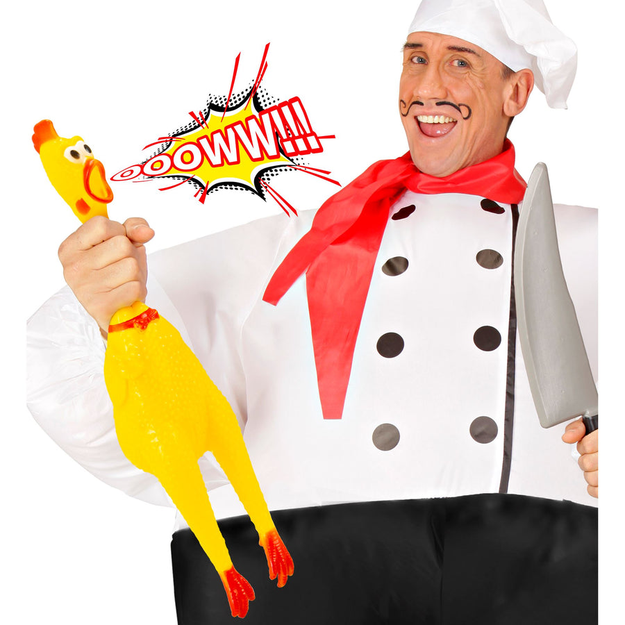 "GACKERENDES HUHN" 38 cm – Detailansicht