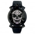 GAGA' MILANO Mod. BIONIC SKULL - Black ***SPECIAL PRICE*** 5062BS02B0CVBM0 Only Time Armbanduhr 48 mm Schwarz ansicht-2