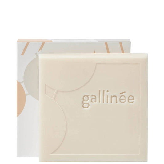 Gallinee Gallinee, Microbiome Skincare, Präbiotika, Beruhigend, Seifenstück, Für Gesicht & Körper, 100 g Regular