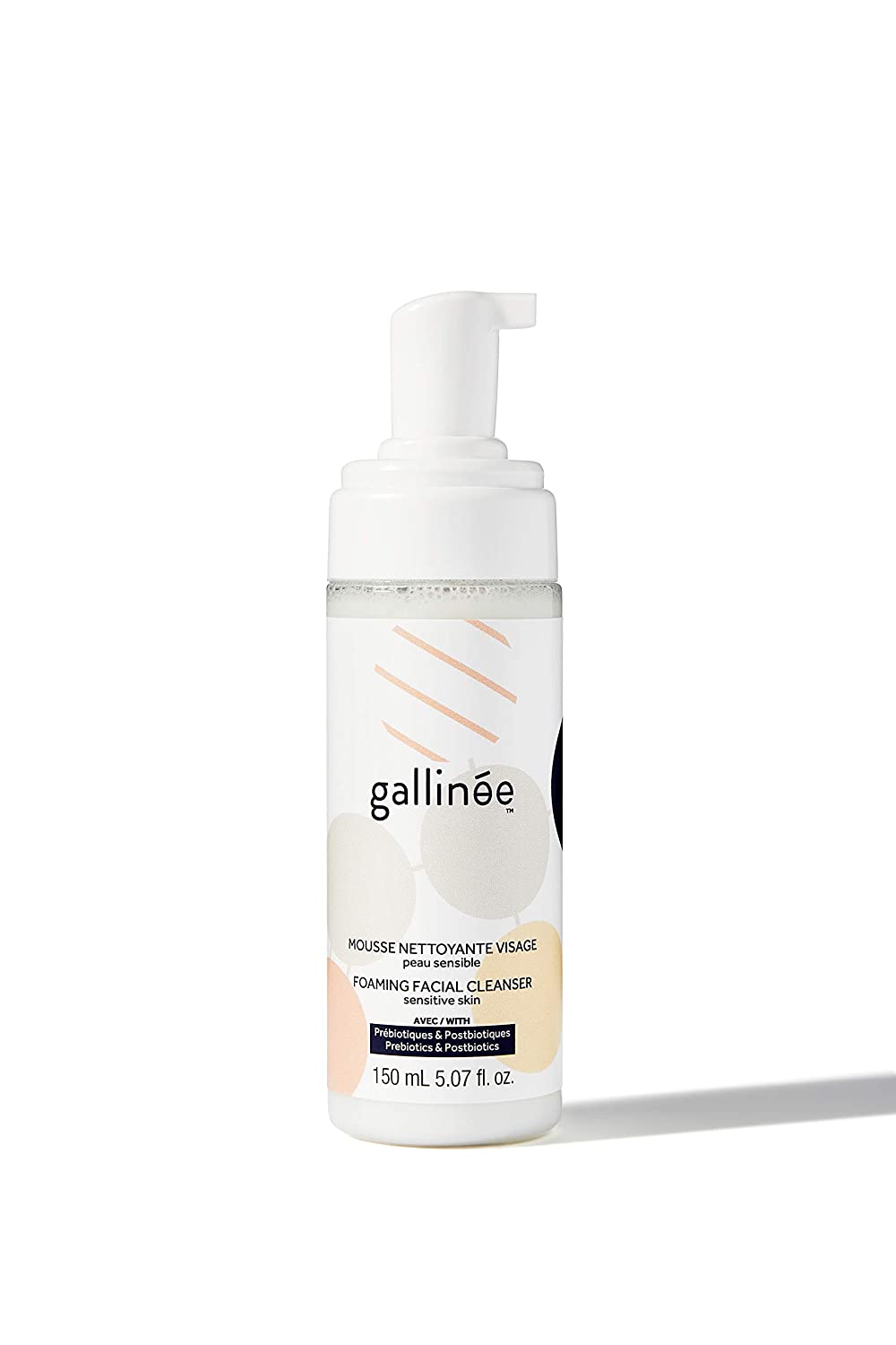 Gallinee Gallinee, Microbiome Skincare, Präbiotika und Postbiotika, Reinigung, Reinigende Schaumcreme, 150 ml Regular
