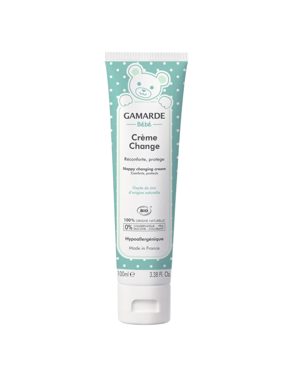 Gamarde Gamarde, Baby, Anti-Reizung, Körpercreme, At each diaper change, 100 g Regular