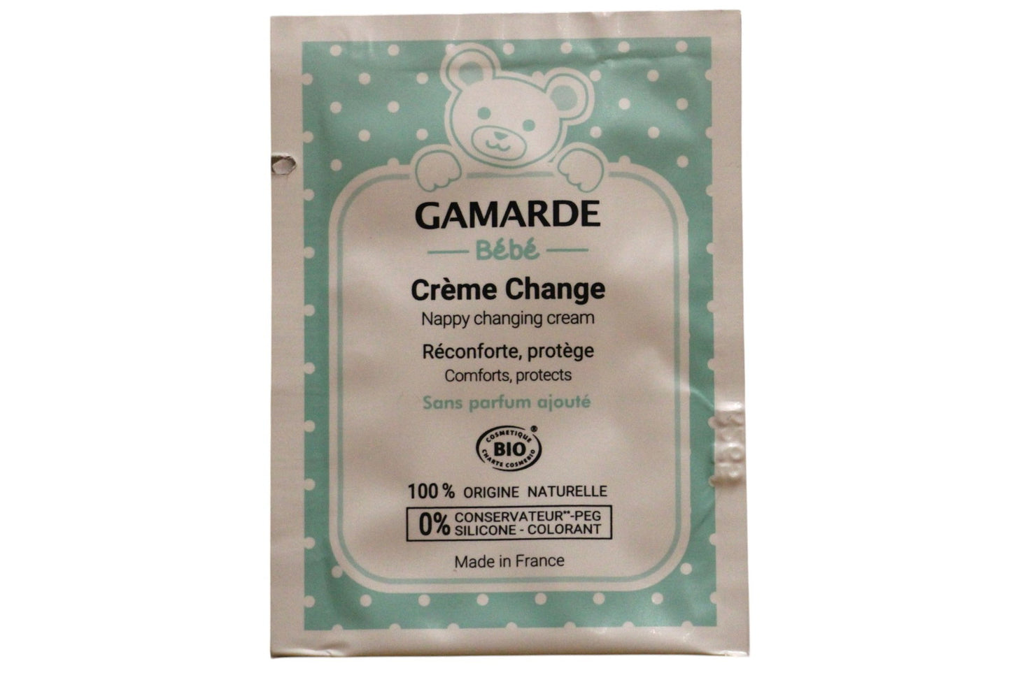 Gamarde Gamarde, Baby, Bio, Schützend, At each diaper change, Sahne, Windelbereich, 3 ml *Muster Sample