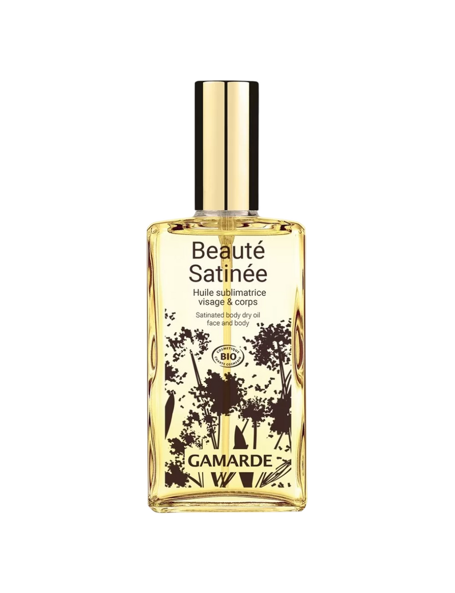Gamarde Gamarde, Beauty Satinee, Bio, Trockenöl, Hydratisiert, Duft, Trockenöl für den Körper, 100 ml Regular