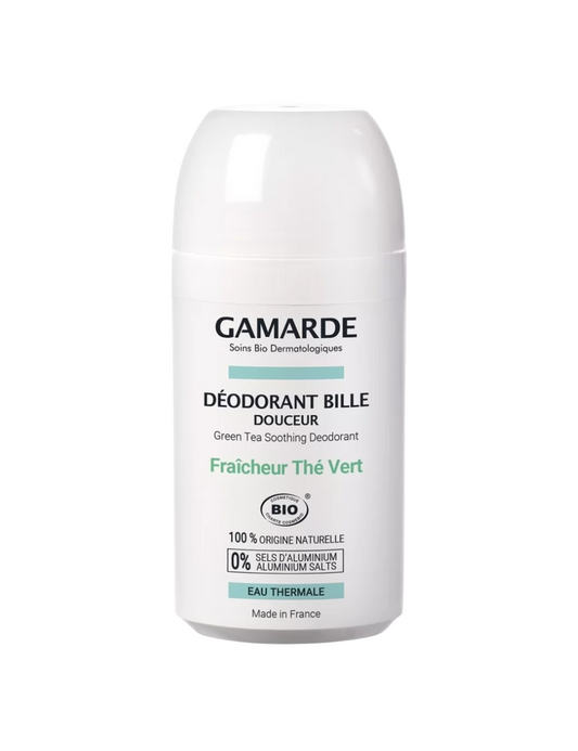Gamarde Gamarde, Gamarde, Bio, Antitranspirant, Grüner Tee, Deodorant-Roll-On, Für Frauen, 50 ml Regular