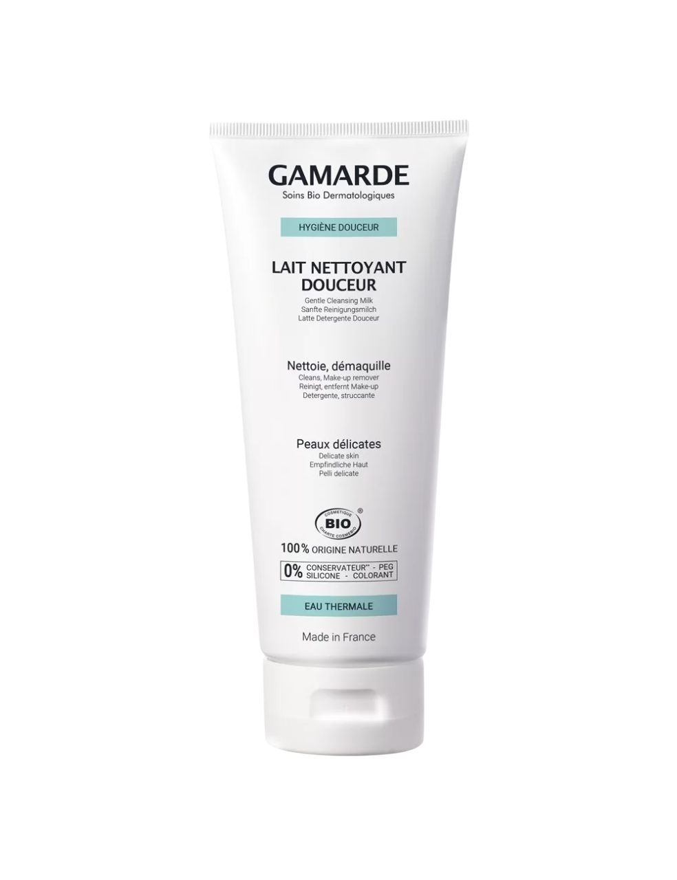 Gamarde Bio Reinigungsmilch für das Gesicht 200 ml