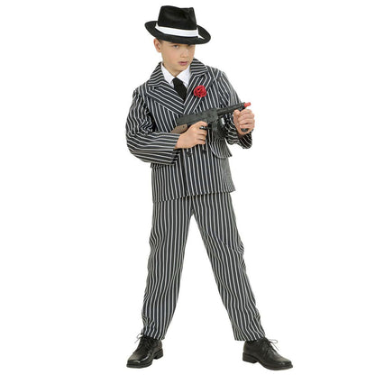 "GANGSTER" (Hemd mit Krawatte, Jacke, Hose) – Vorderansicht