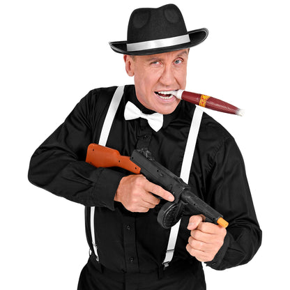 "GANGSTER" (Hut, Hosenträger, Fliege, Zigarre) – Ansicht 3