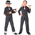 "GANGSTER" (Jackett, Hemd mit Krawatte, Hose) – Vorderansicht