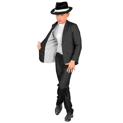 "GANGSTER PARTY FASHION ANZUG" (Jackett, Hose) – Vorderansicht