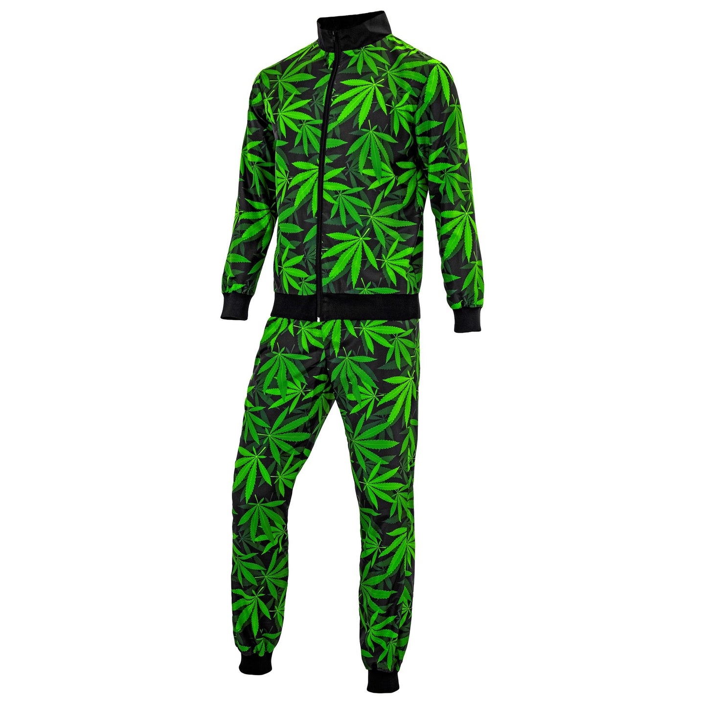 "GANJA PARTY FASHION TRAININGSANZUG" (Oberteil, Hose) – Ansicht 4