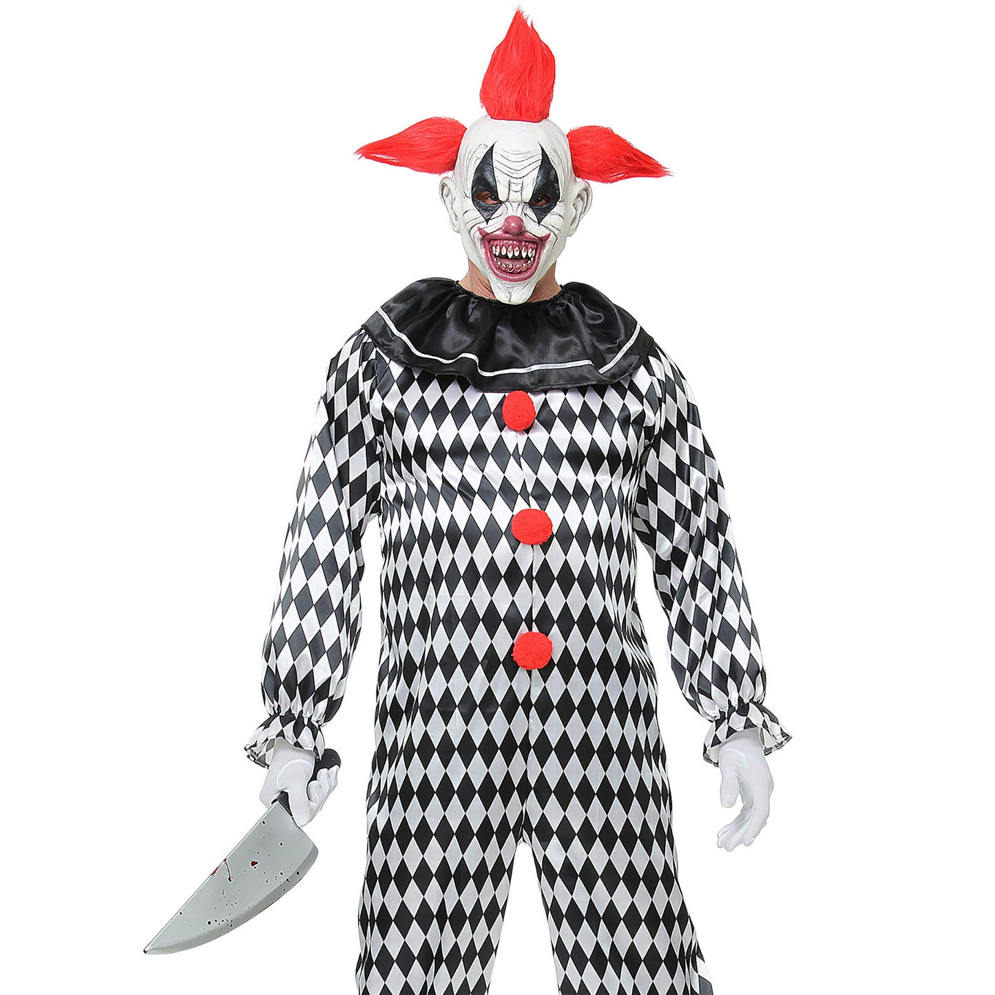 "GANZKOPF MASKE KILLERCLOWN MIT HAAREN" – Ansicht 4