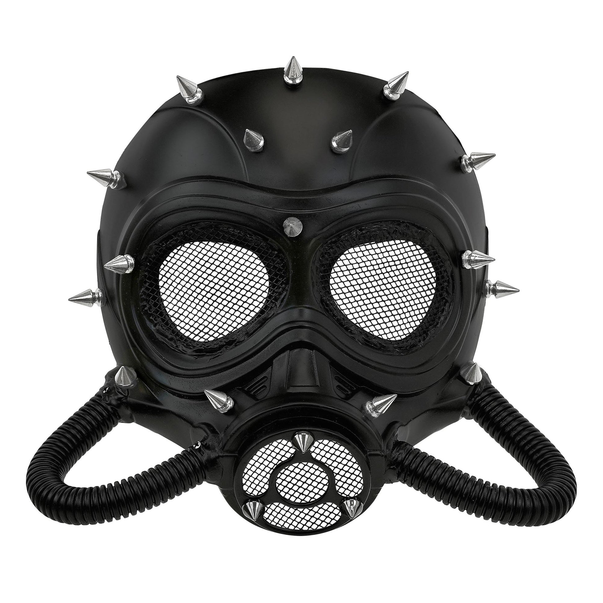 "GASMASKE MIT NIETEN" – Vorderansicht
