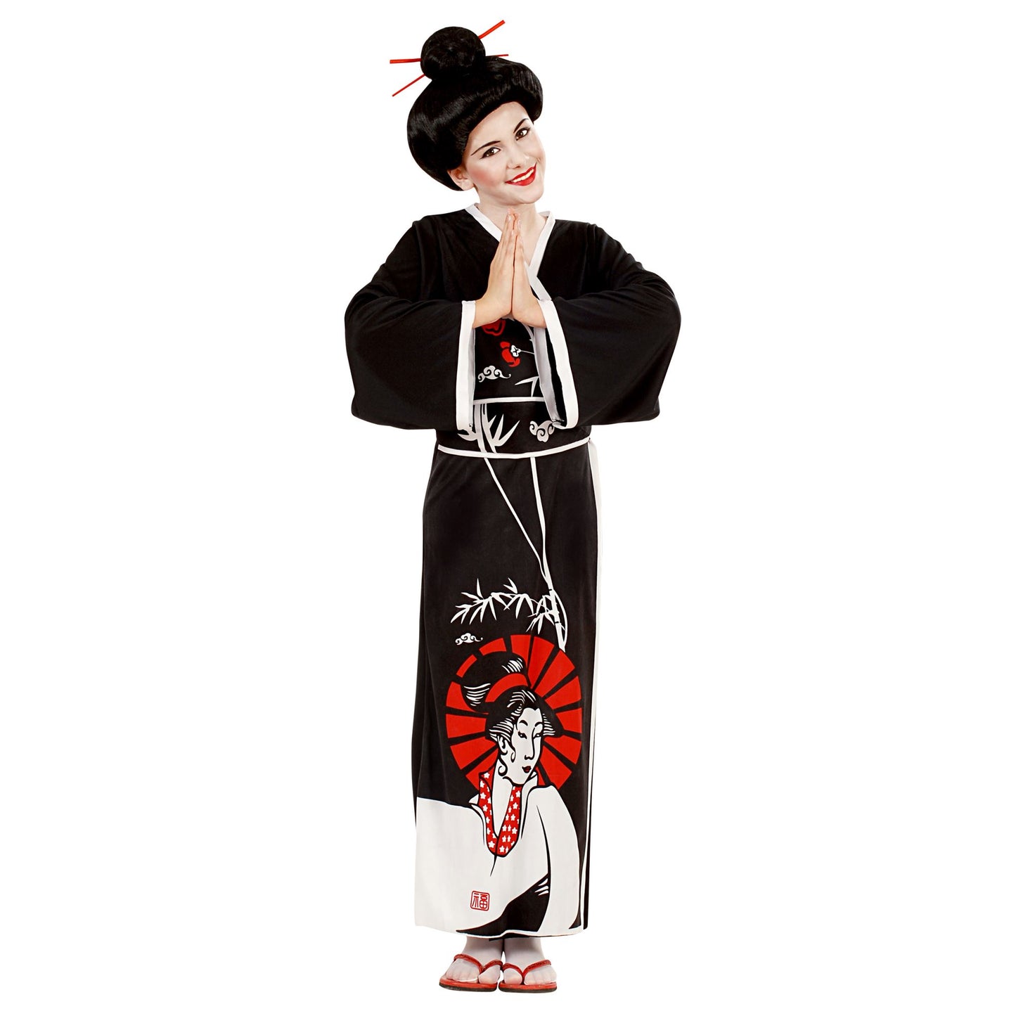 "GEISHA" (Kimono, Gürtel, Stäbchen) – Ansicht 3