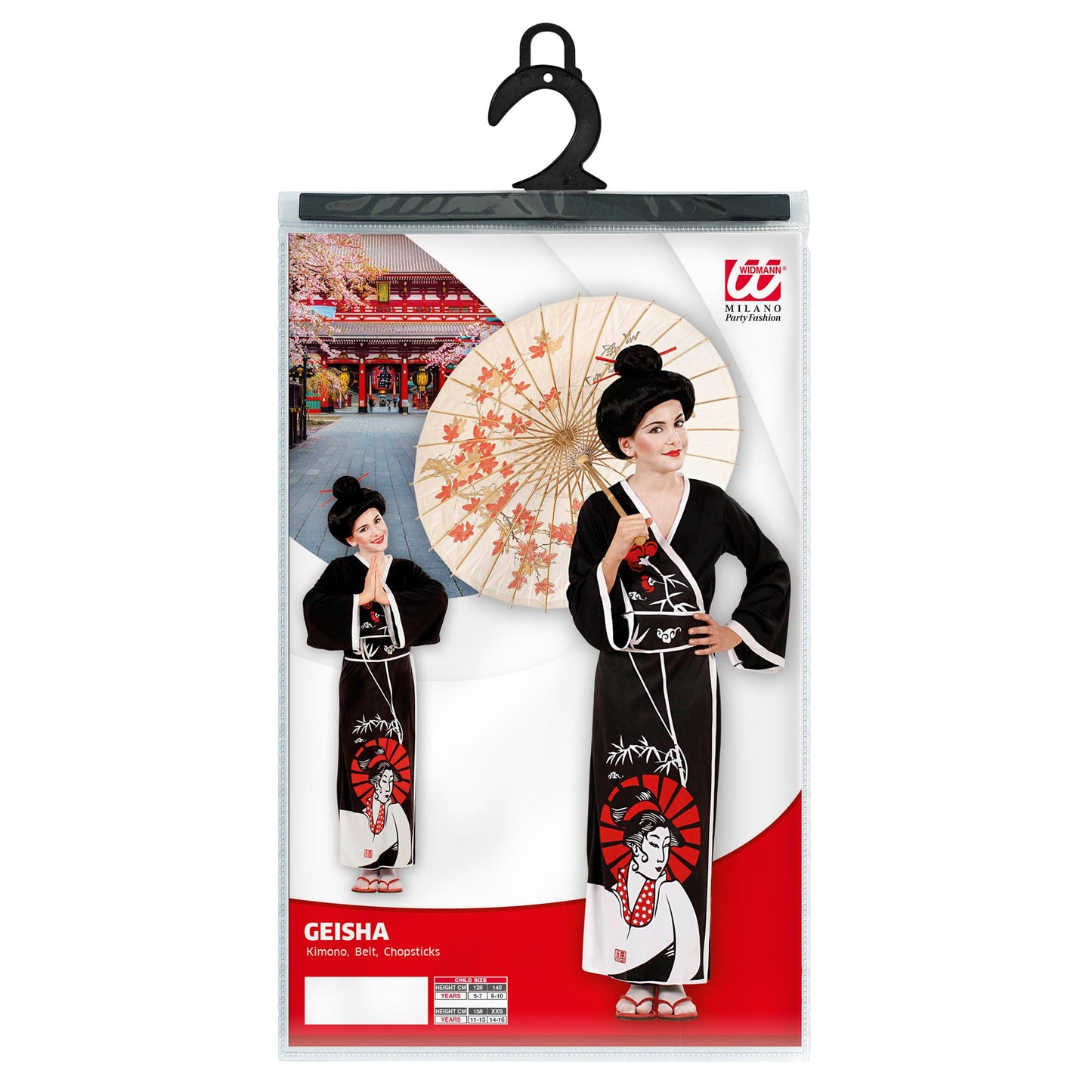 "GEISHA" (Kimono, Gürtel, Stäbchen) – Ansicht 4