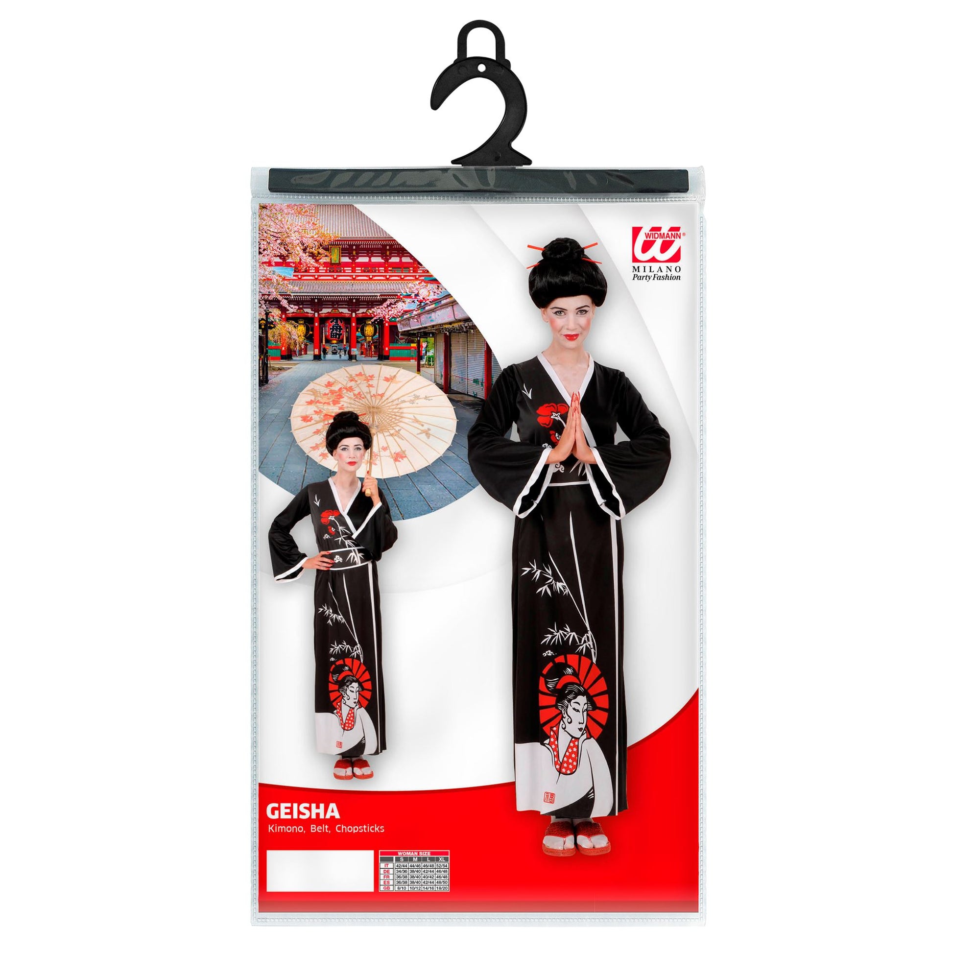 "GEISHA" (Kimono, Gürtel, Stäbchen) – Ansicht 3