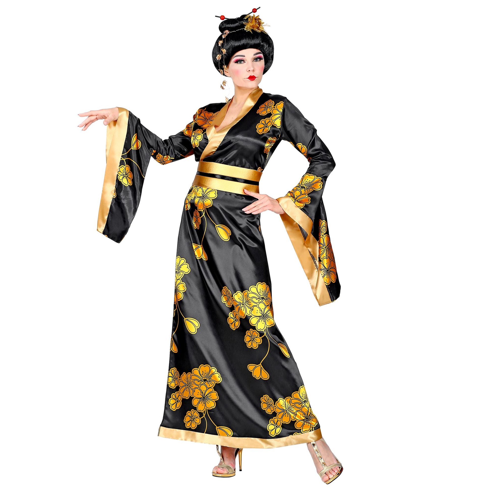 "GEISHA" (Kimono, Gürtel) – Vorderansicht