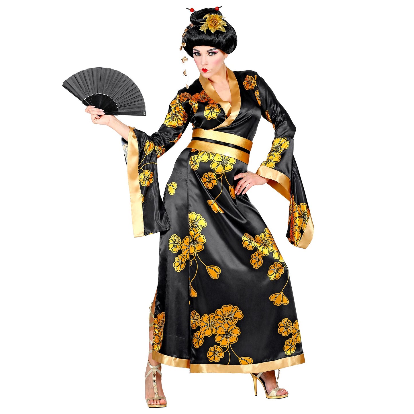 "GEISHA" (Kimono, Gürtel) – Detailansicht