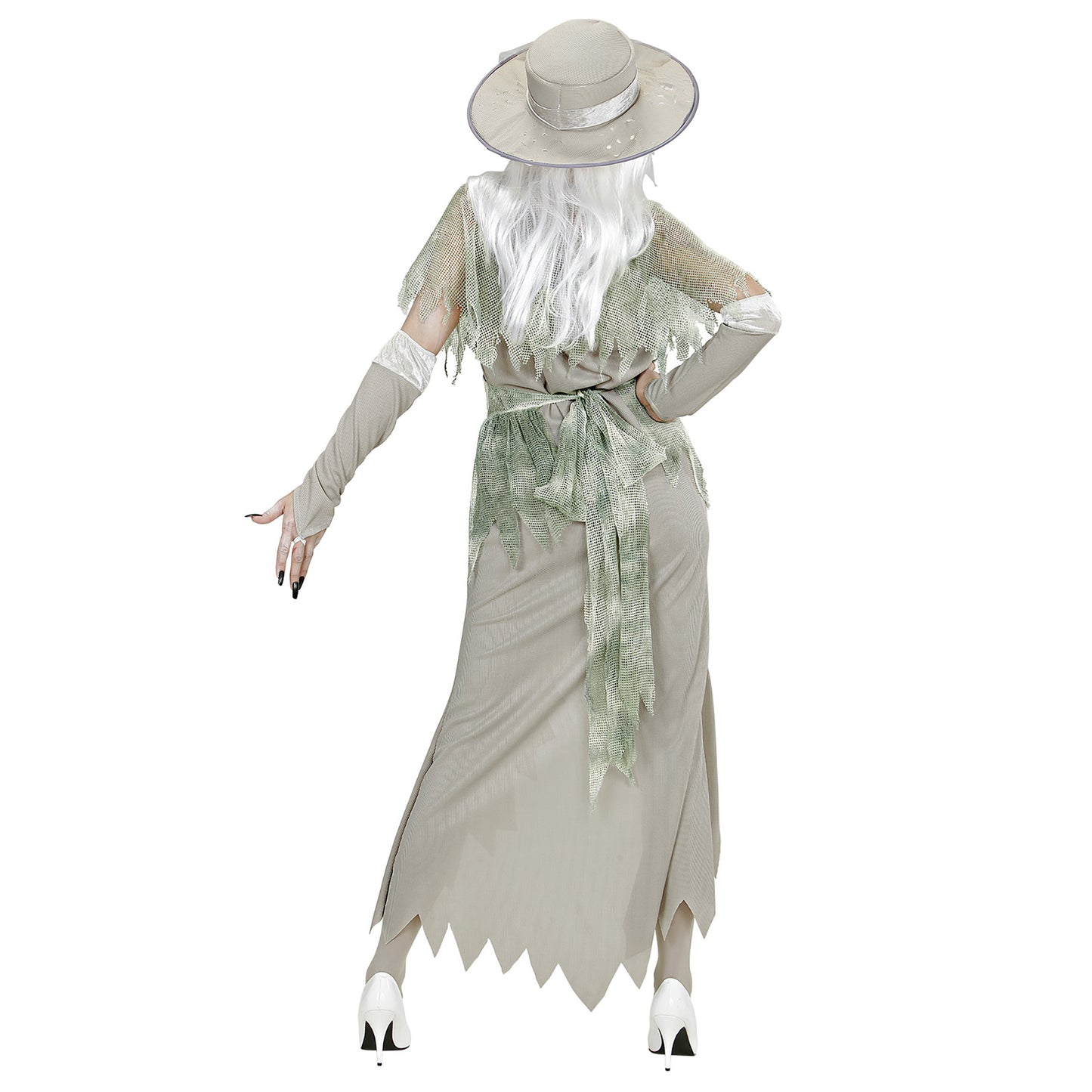 "GEISTER LADY" (Kleid, Hut, Umhang, Gürtel, Handschuhe) – Ansicht 4