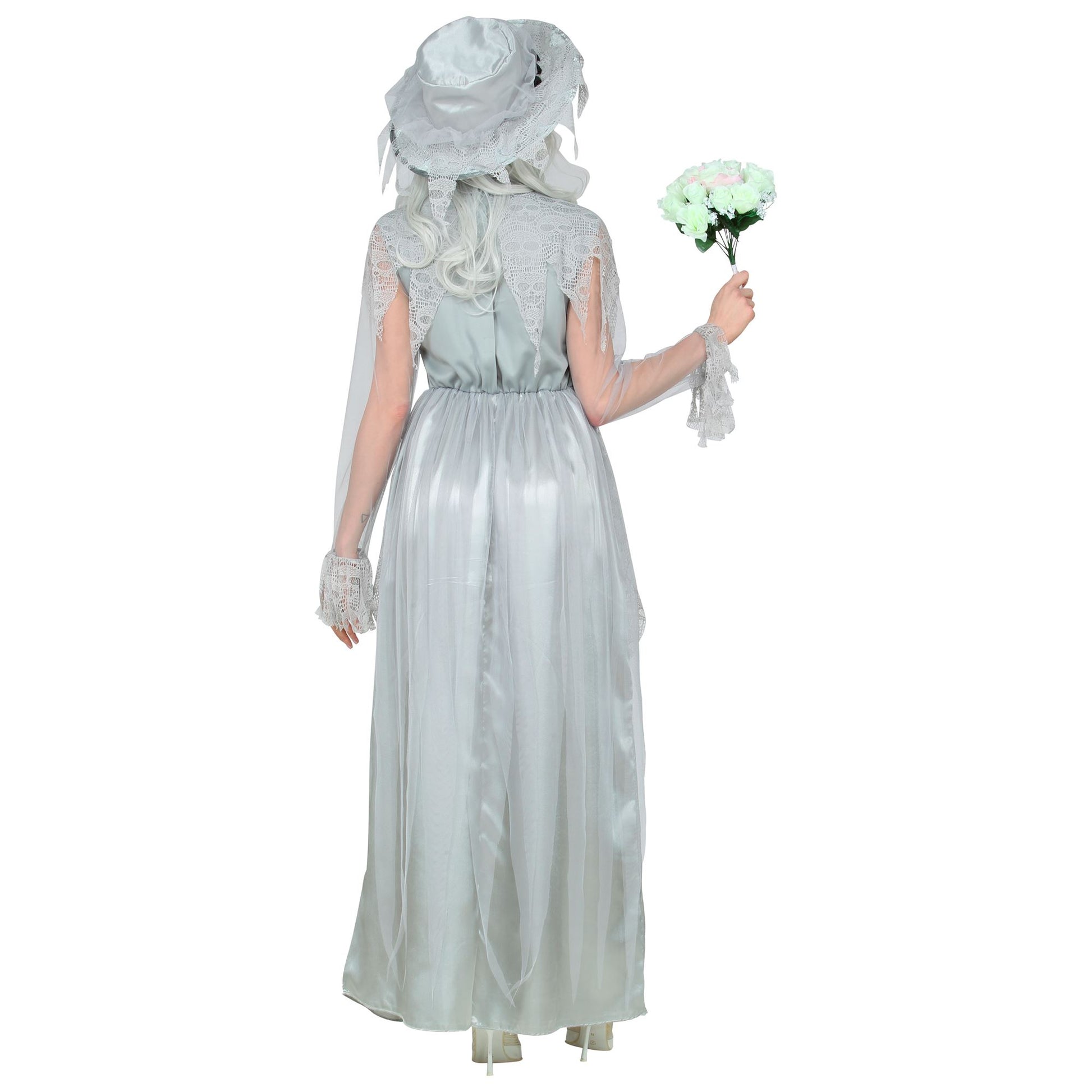 "GEISTERBRAUT" (Kleid, Hut) – Ansicht 4