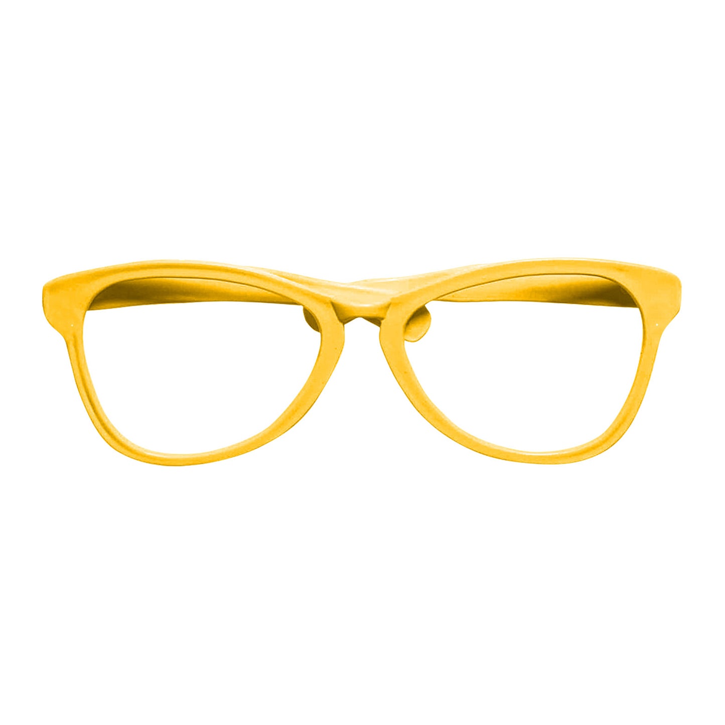 "GELBE RIESENBRILLE" – Vorderansicht